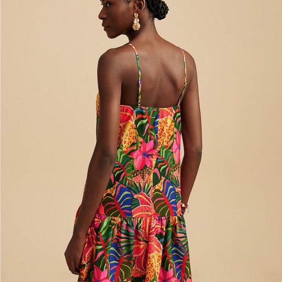 🌙SHEIN Vibrant Floral Spaghetti Strap Dress🌙 - Picture 2 of 10